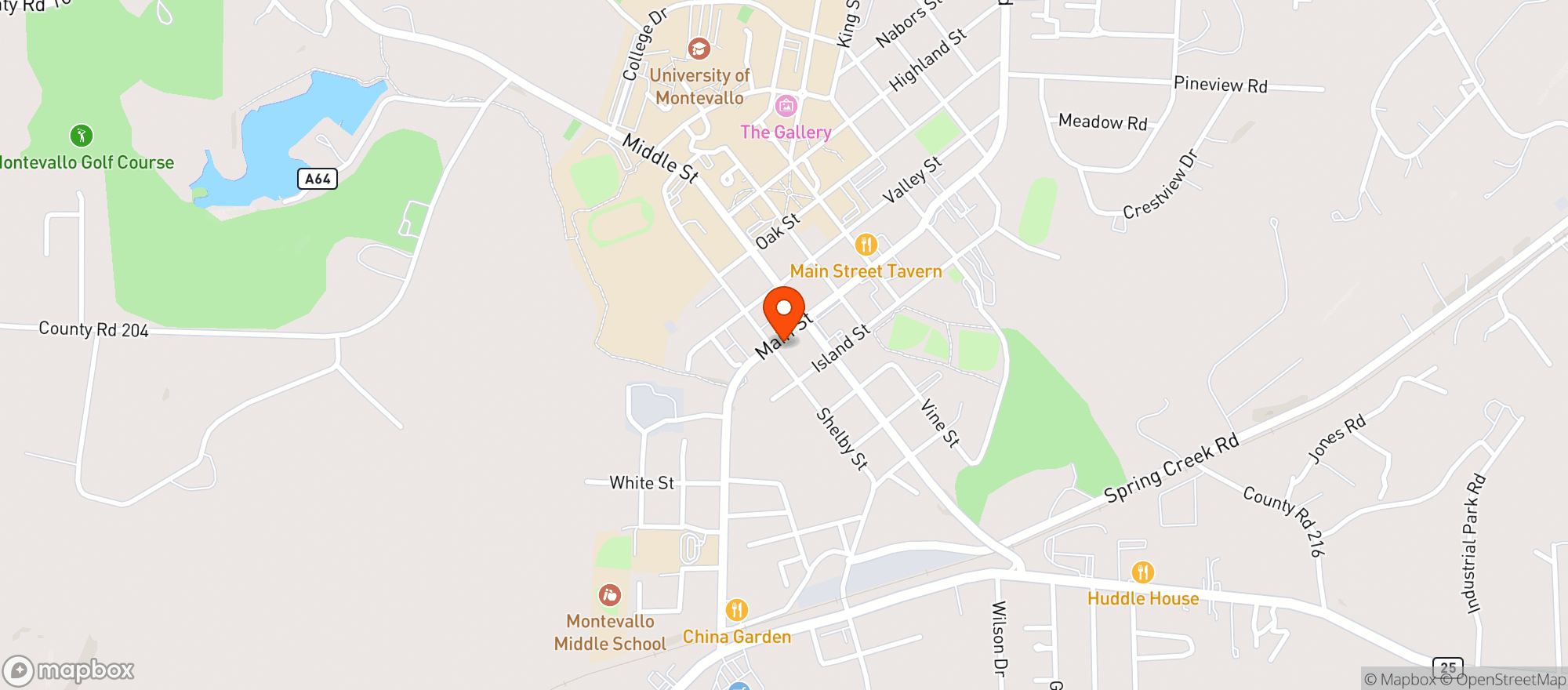 Map showing Meri Moon