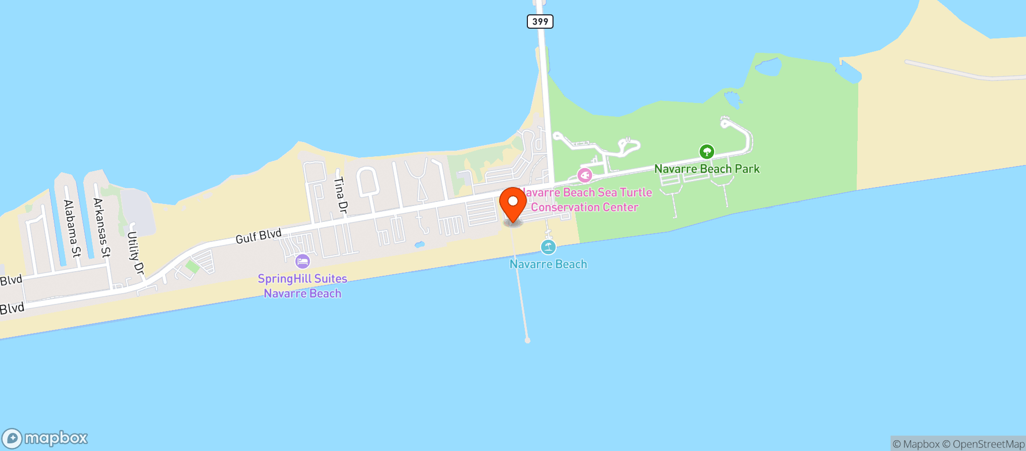 Map showing Windjammers On The Pier