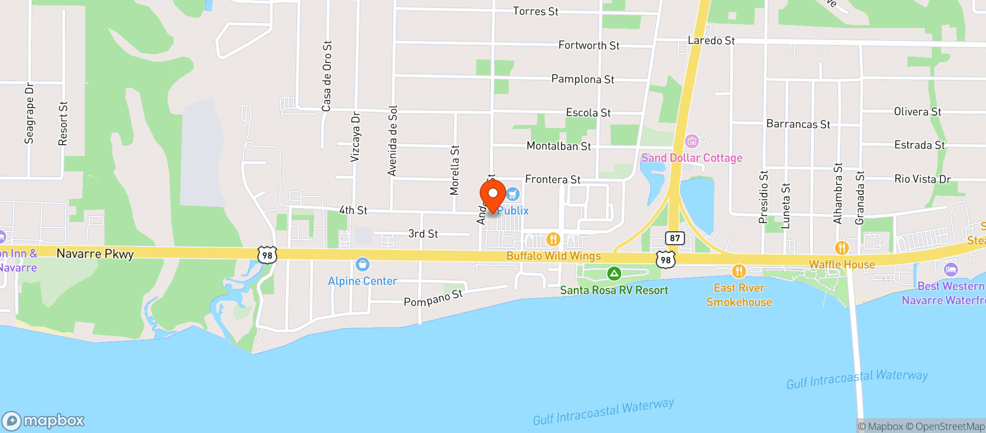 Map showing Gnc