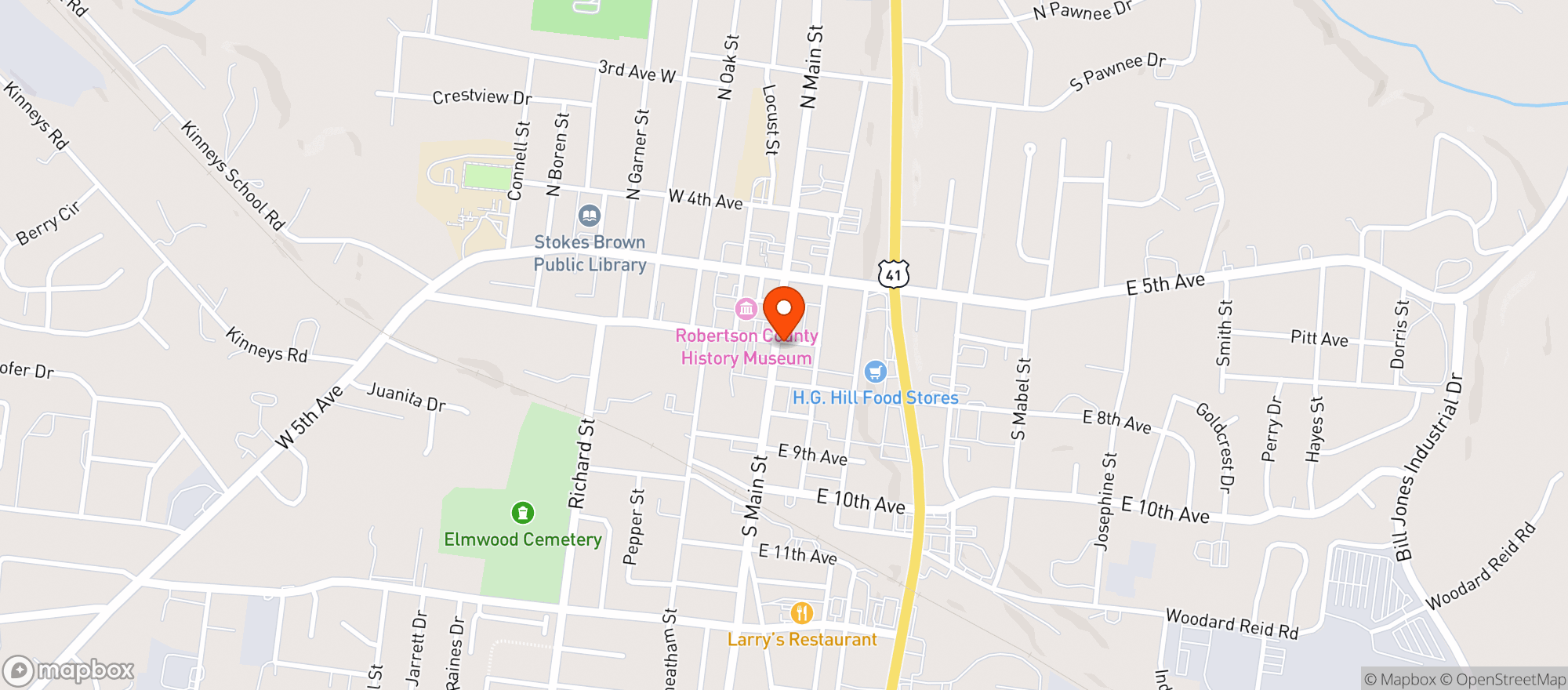 Map showing The Colt Tavern