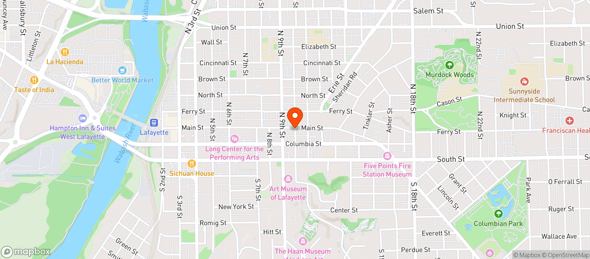 Map showing The Cellar Wine Bistro