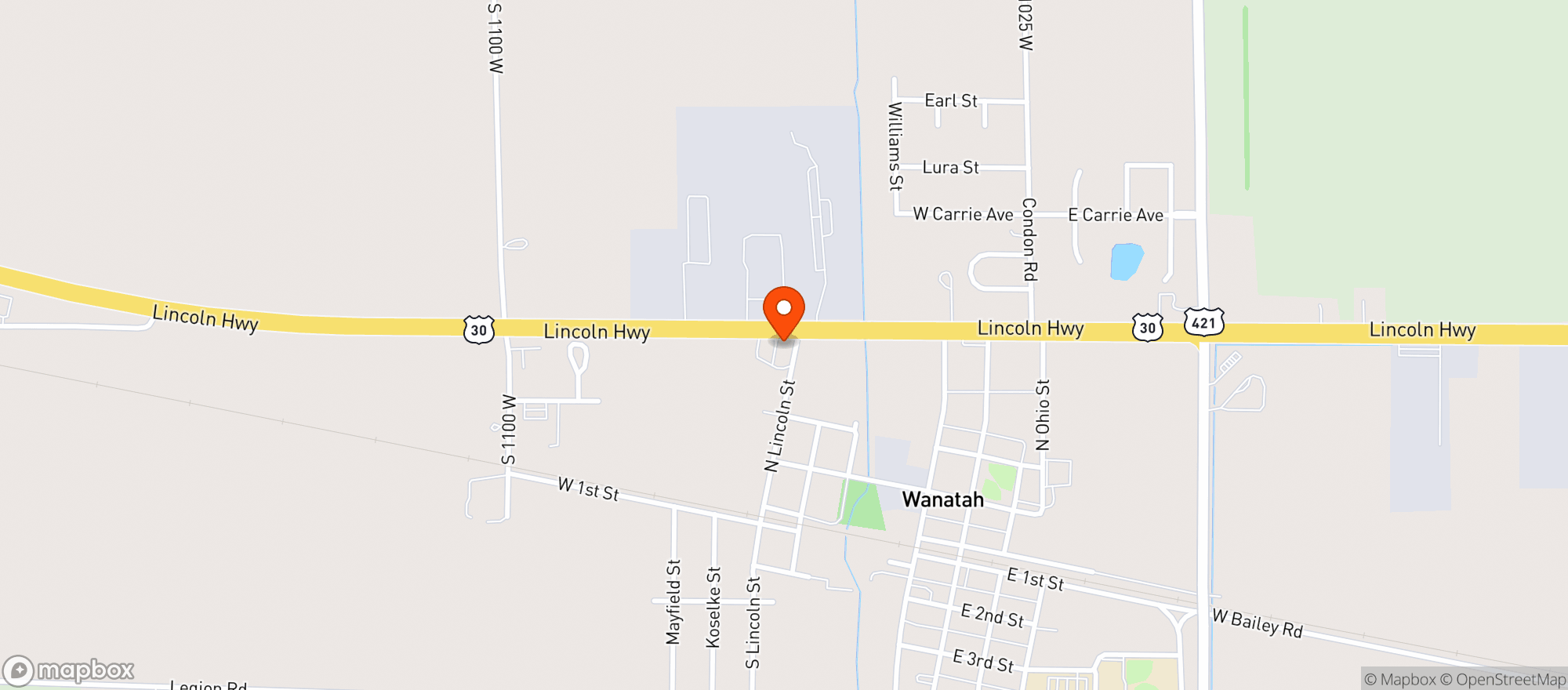 Map showing HANDY SPOT LIQUOR