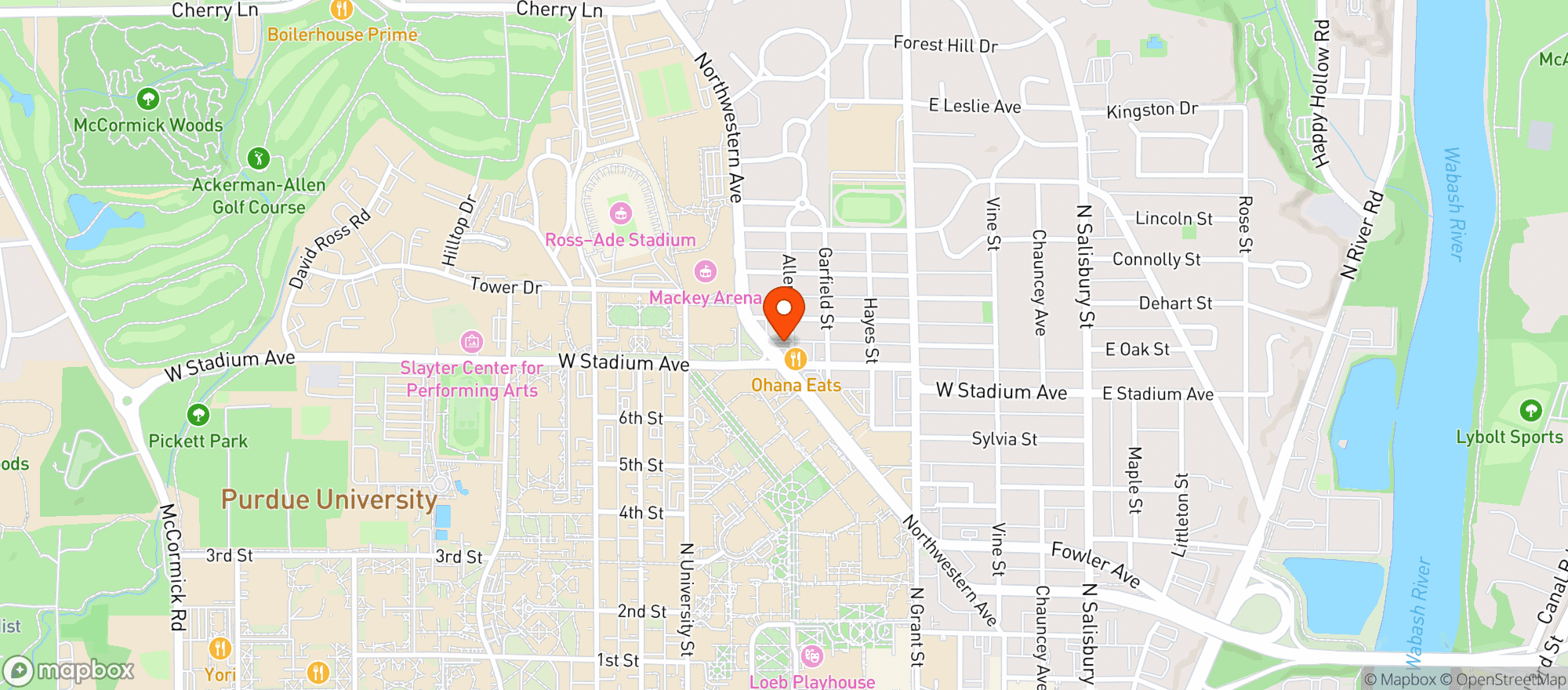 Map showing Circle K #4702240