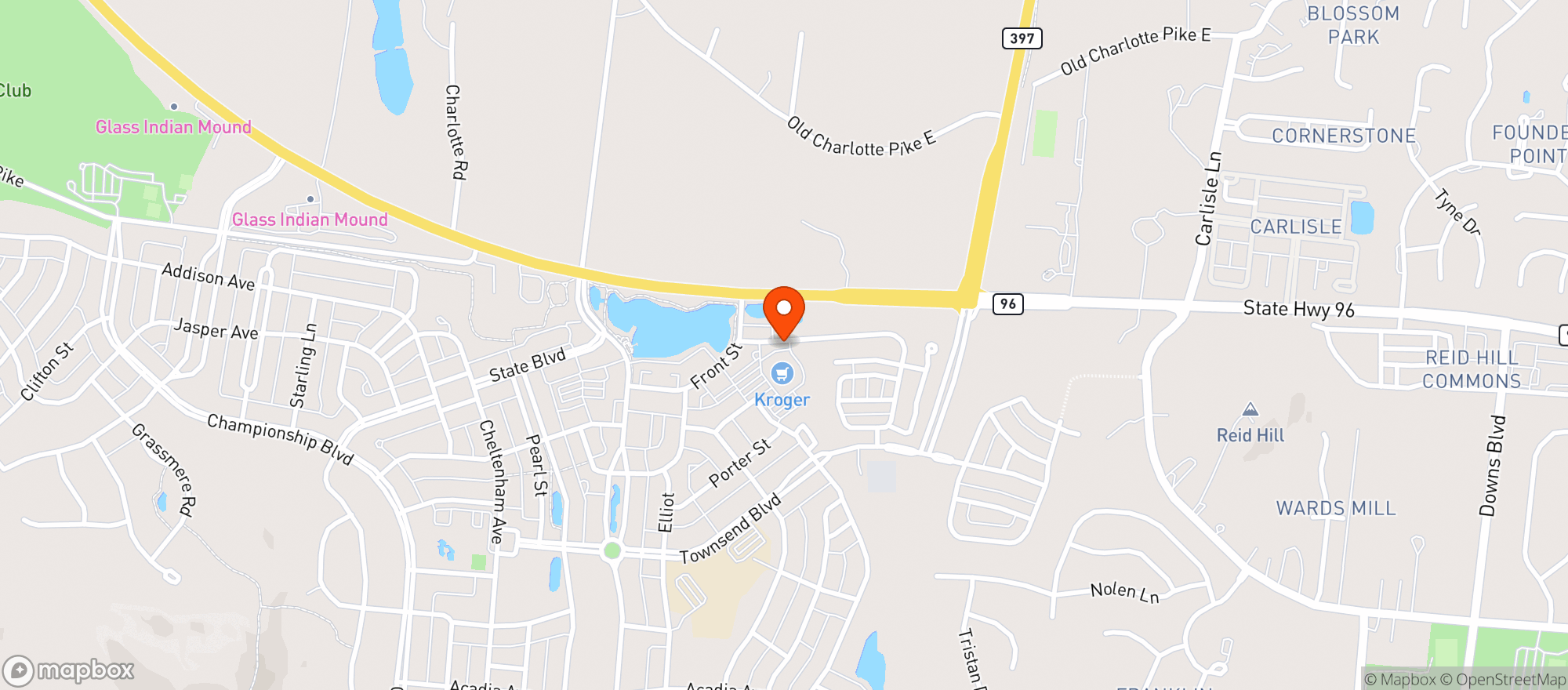 Map showing Nashville (026) - 00568 - Westhaven Town Village