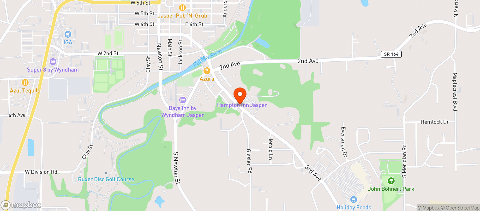 Map showing Schnitzelbank Restaurant