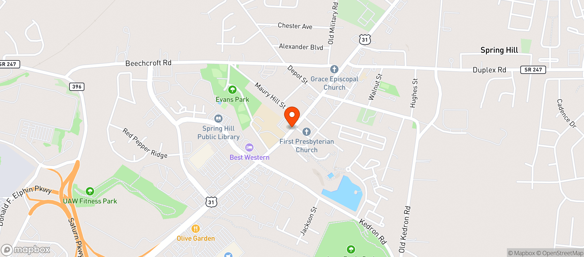 Map showing Food Lion