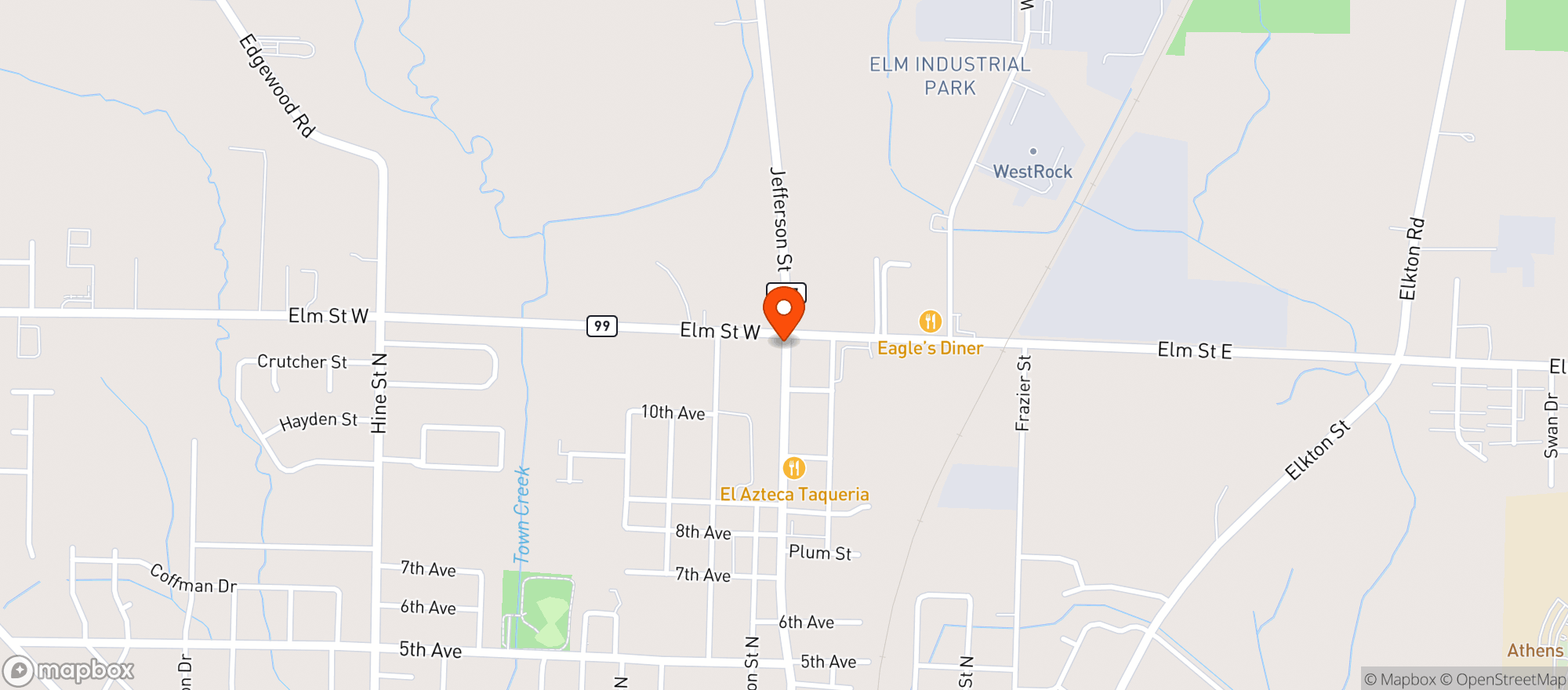 Map showing Ankr Food Mart