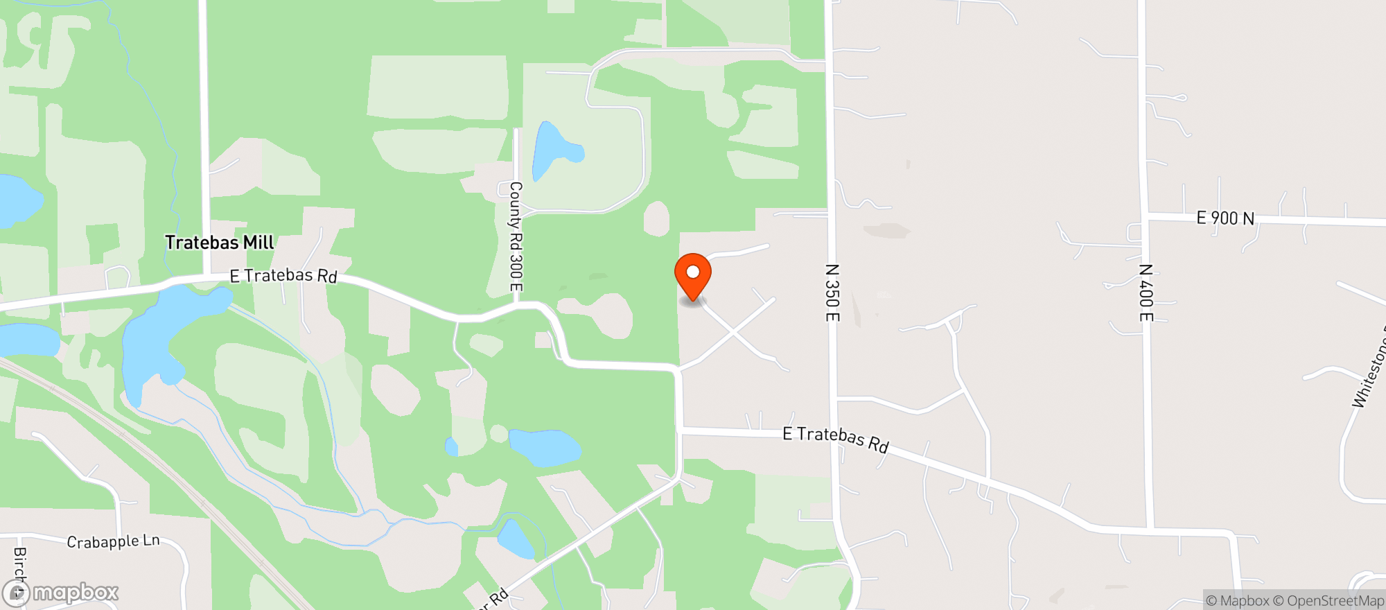 Map showing ONE, 1605 LaPorte Avenue, Valparaiso, IN 46383