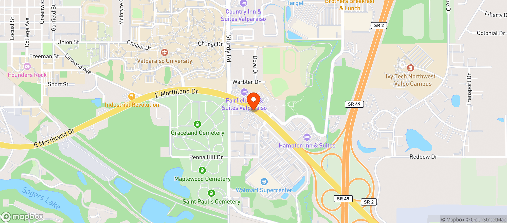 Map showing Wise Guys Discount Liquor
