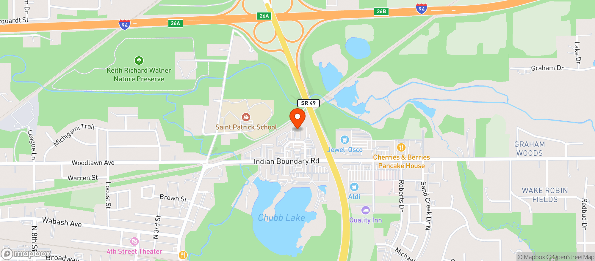 Map showing Craft House