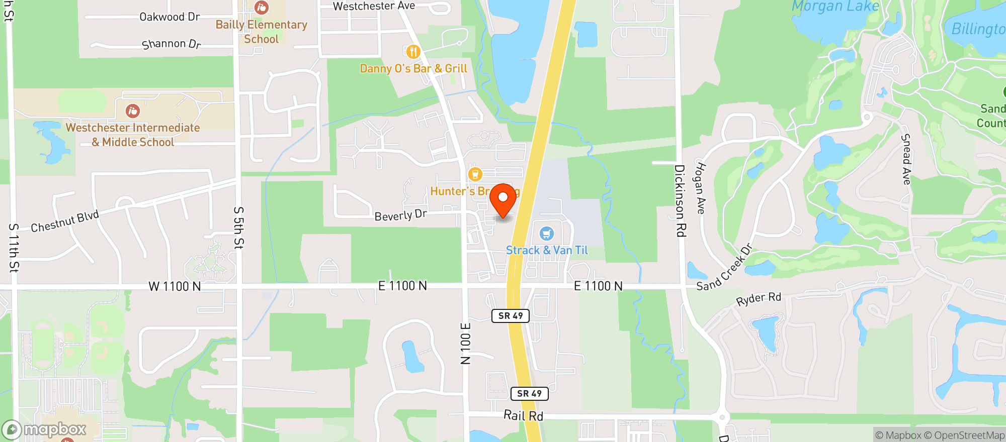 Map showing Wise Guys Discount Liquors