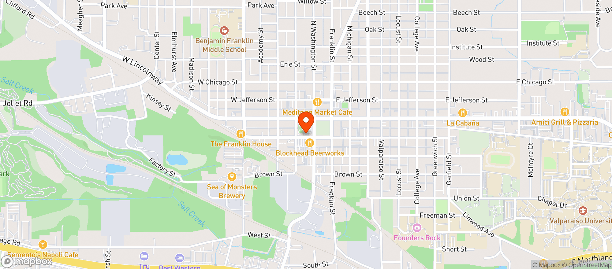 Map showing The Waiting Room #14327
