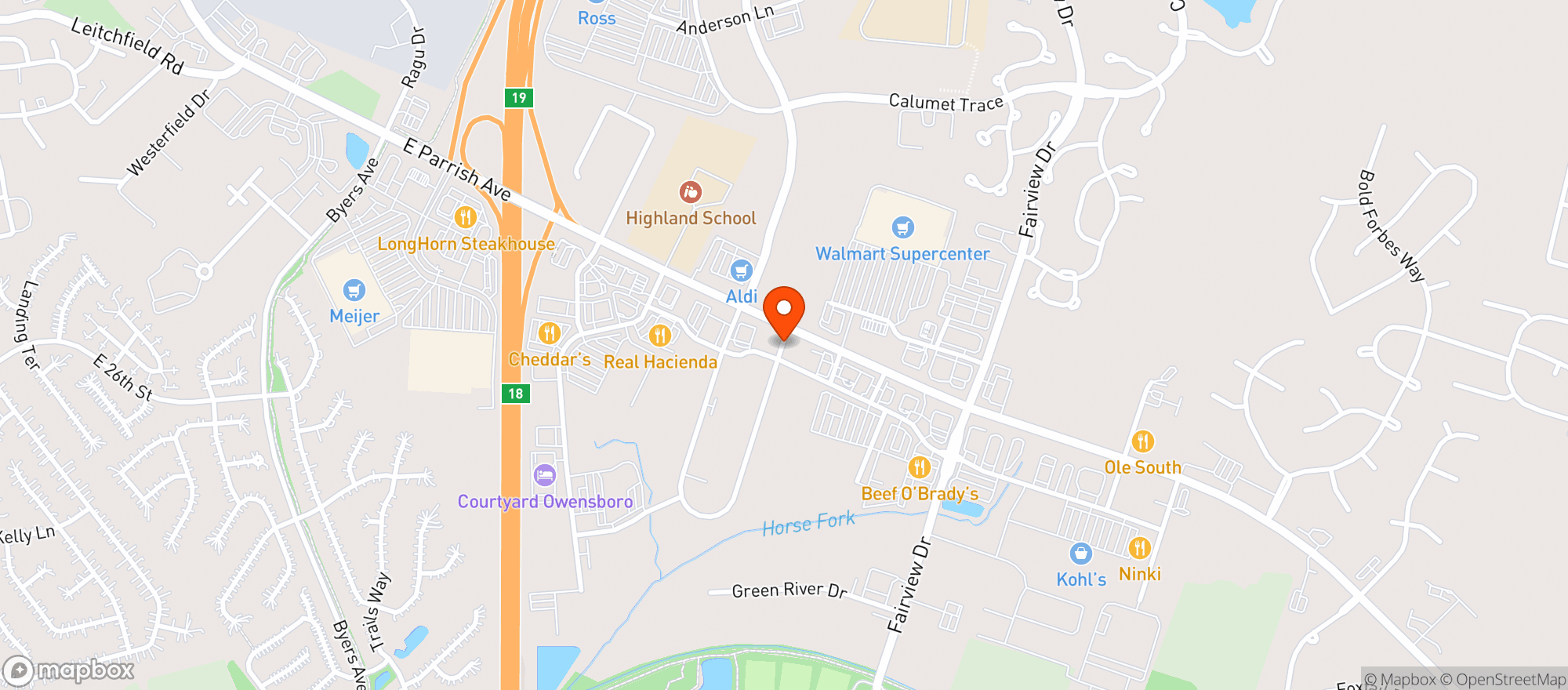 Map showing Discount Liquors