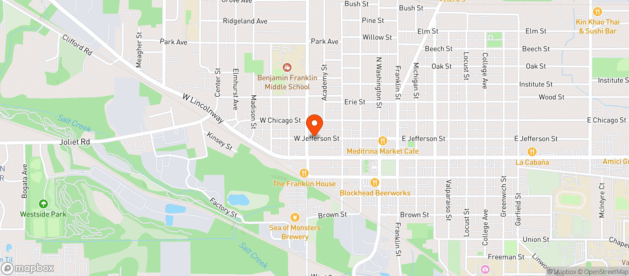 Map showing Grand Gardner Hotel