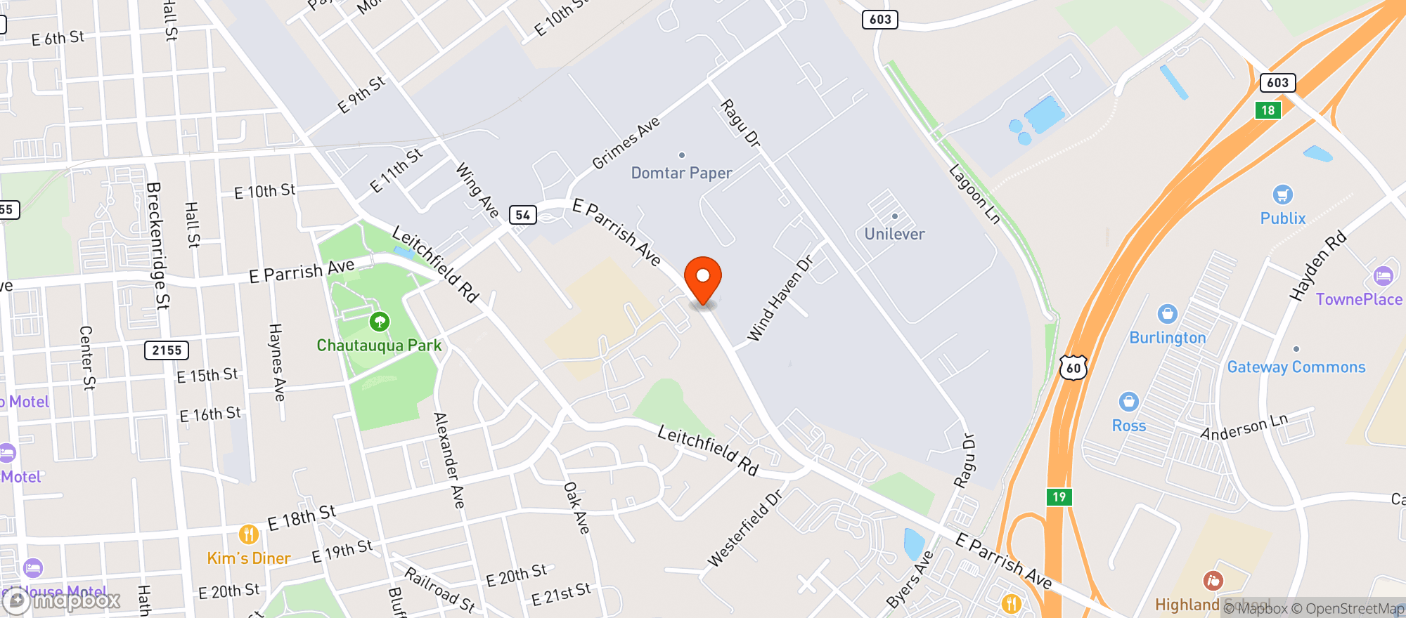 Map showing Horizon CBD