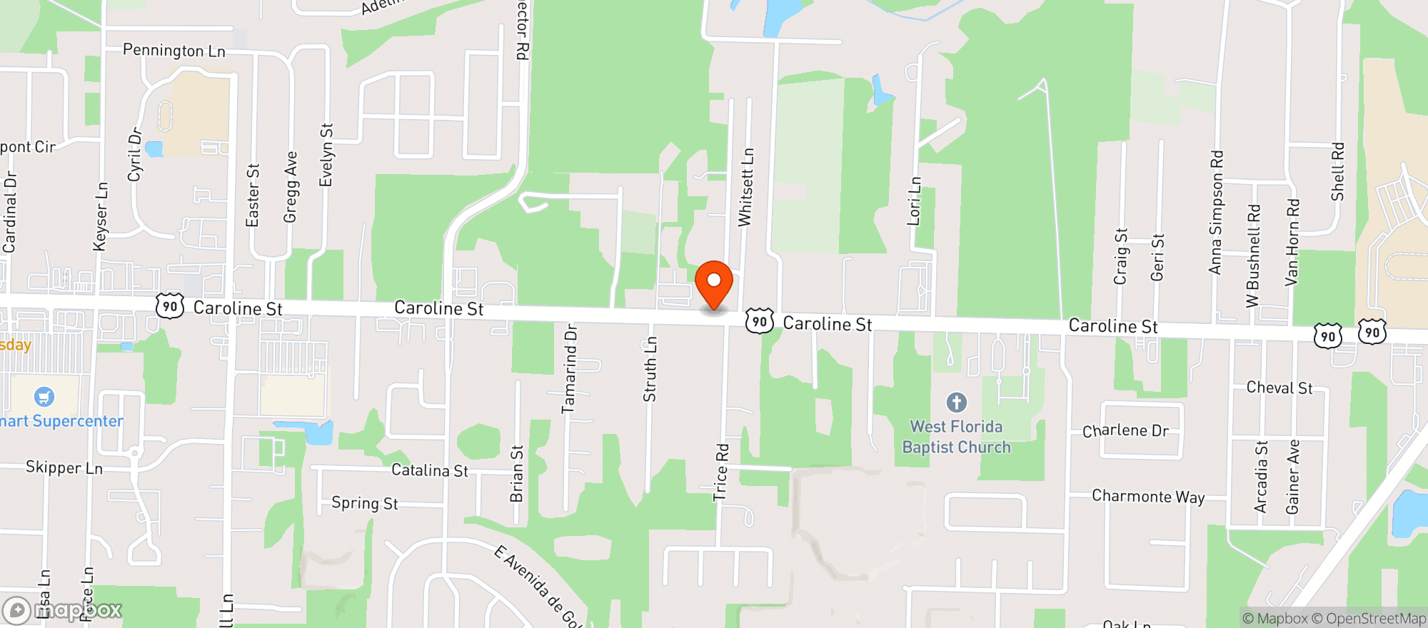 Map showing Fusion Fine Wine & Spirits