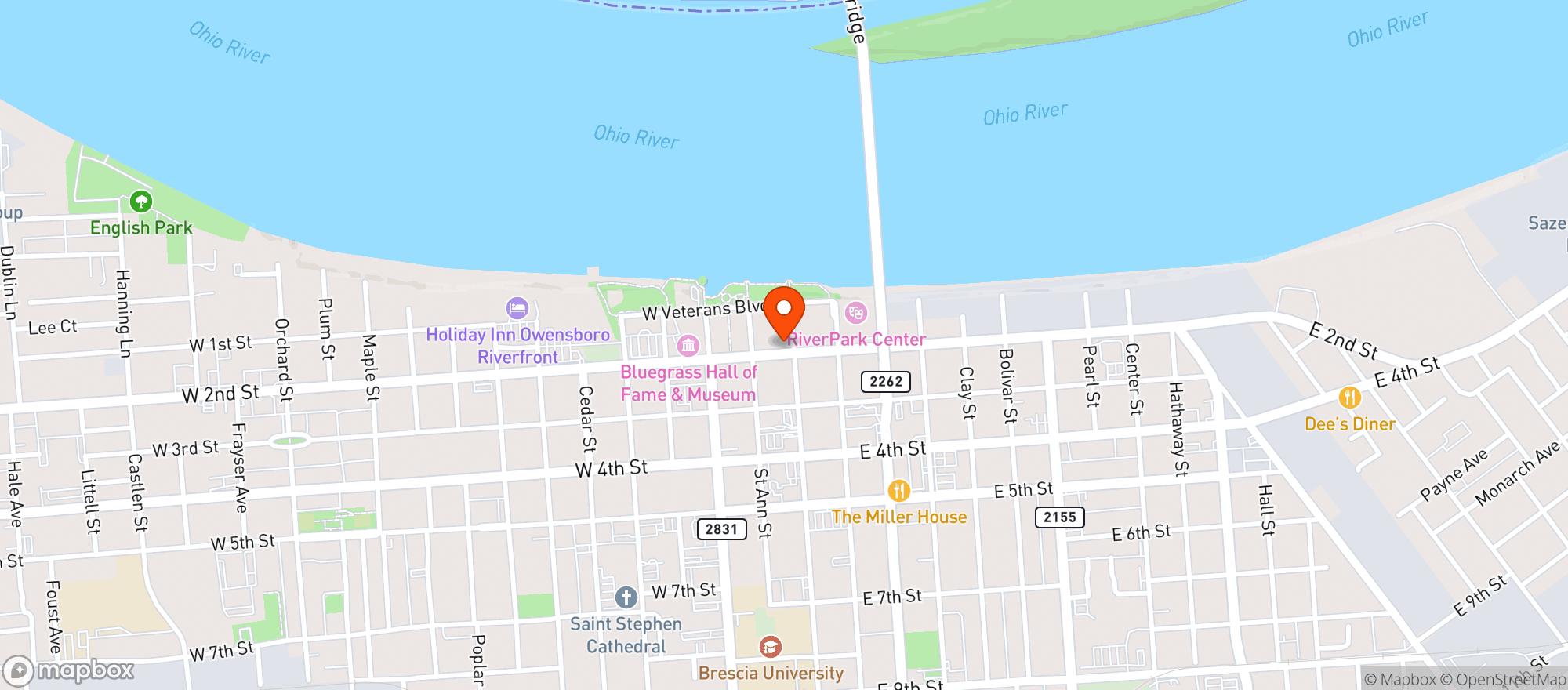 Map showing Mellow Mushroom #203