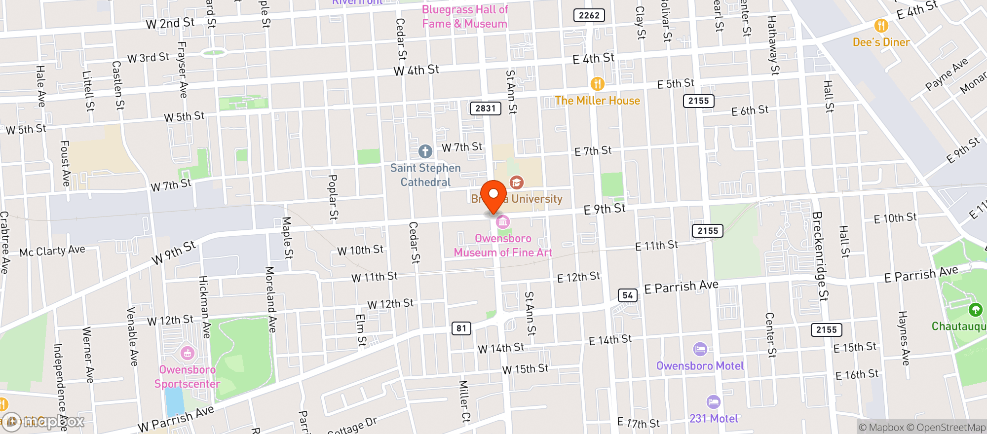 Map showing The Liquor Store - O