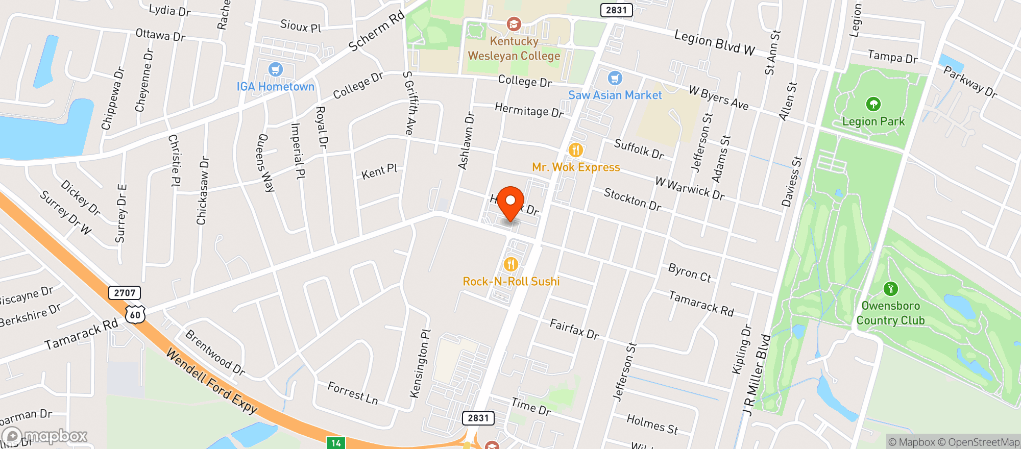 Map showing Discount Liquor 3