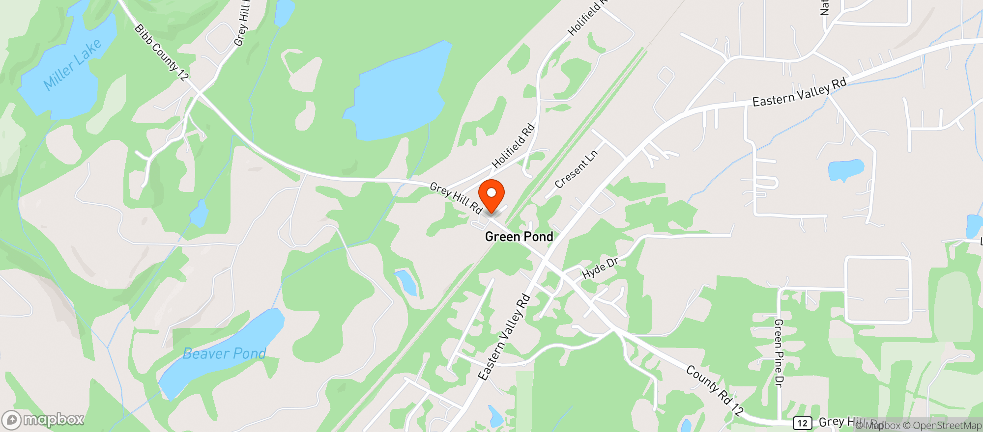 Map showing Judy's Korner Store