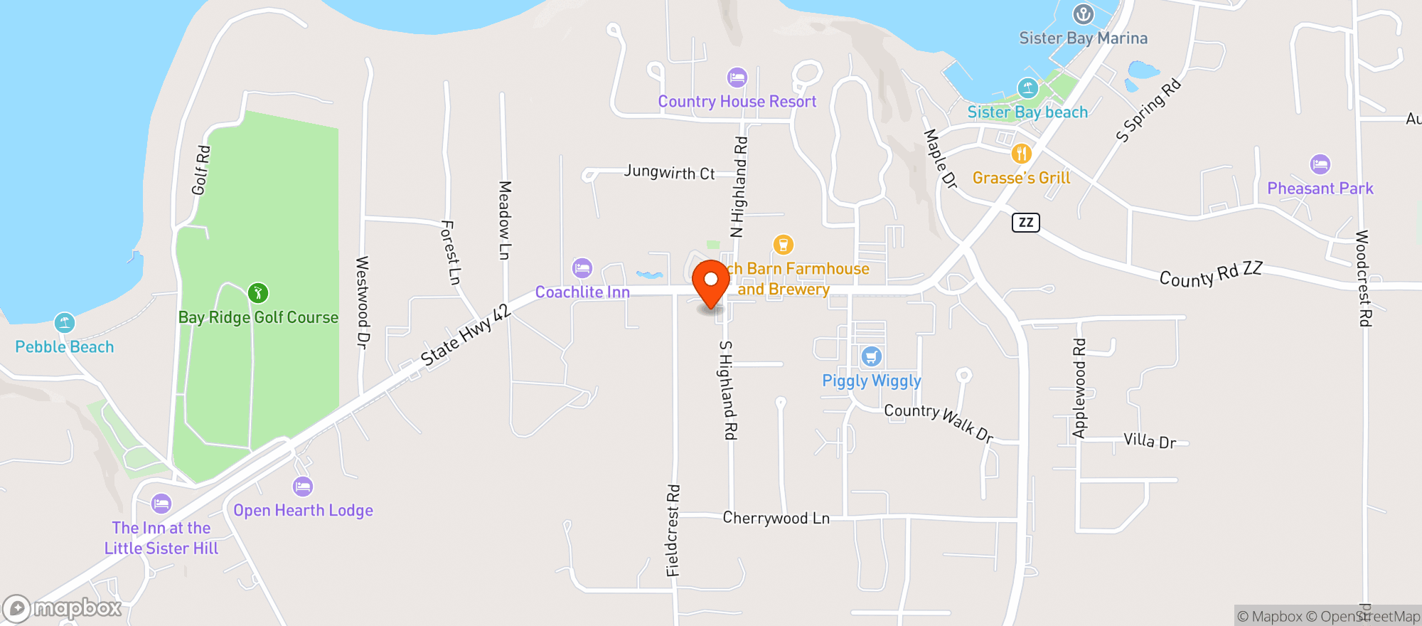 Map showing Firefly Outfitters LLC