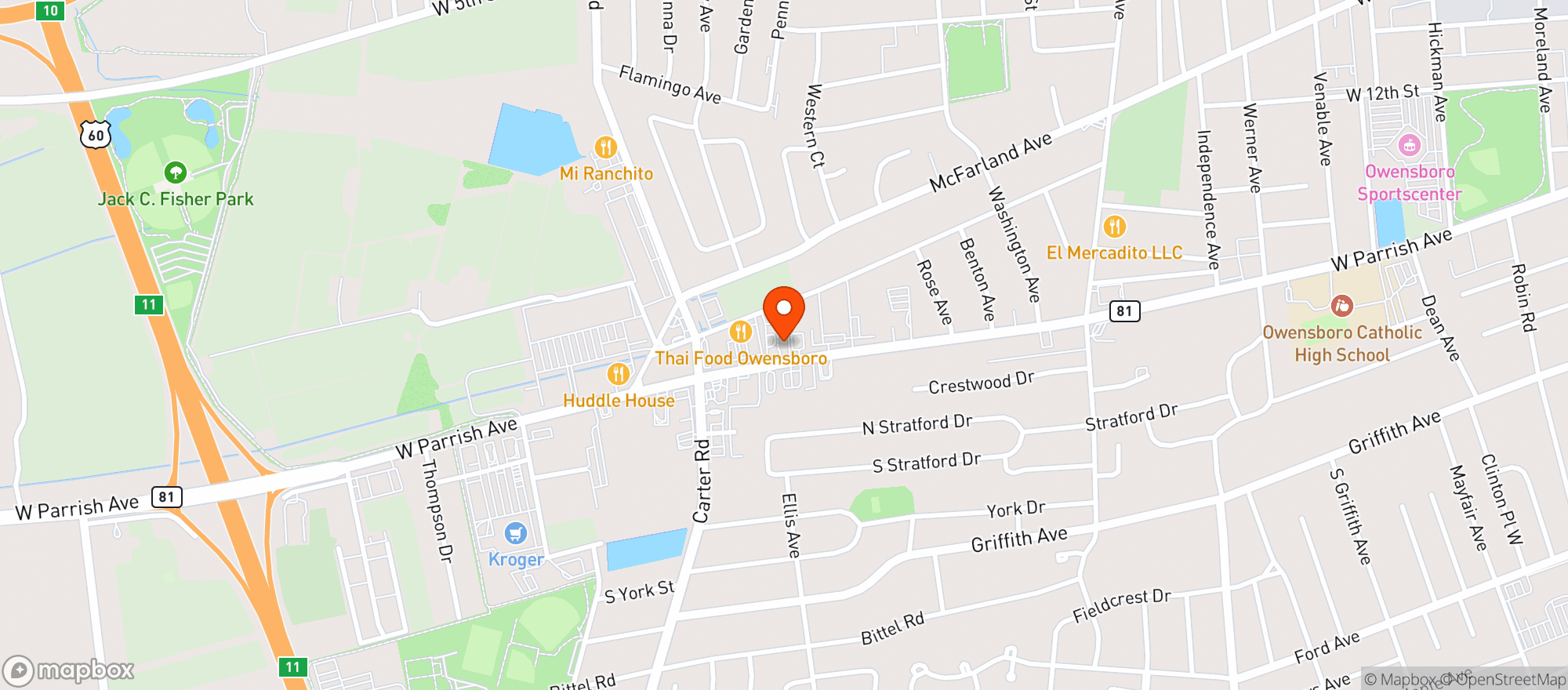 Map showing Liquor Barn