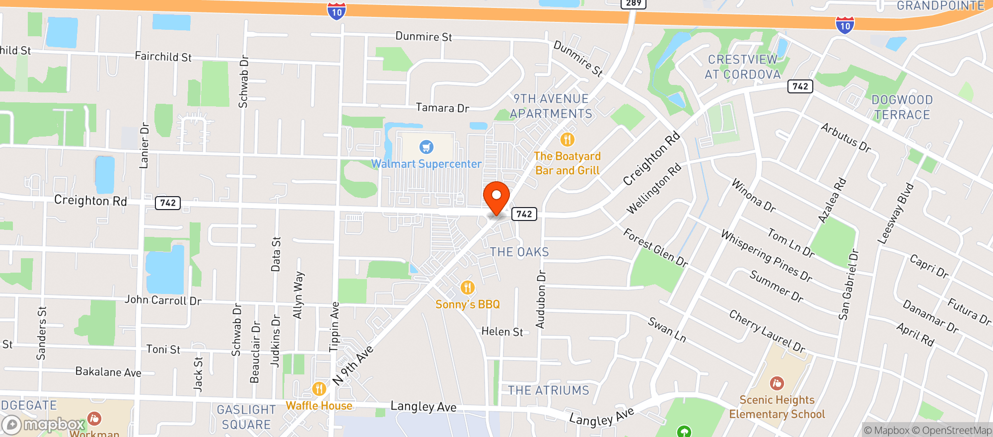 Map showing Cvs Pharmacy