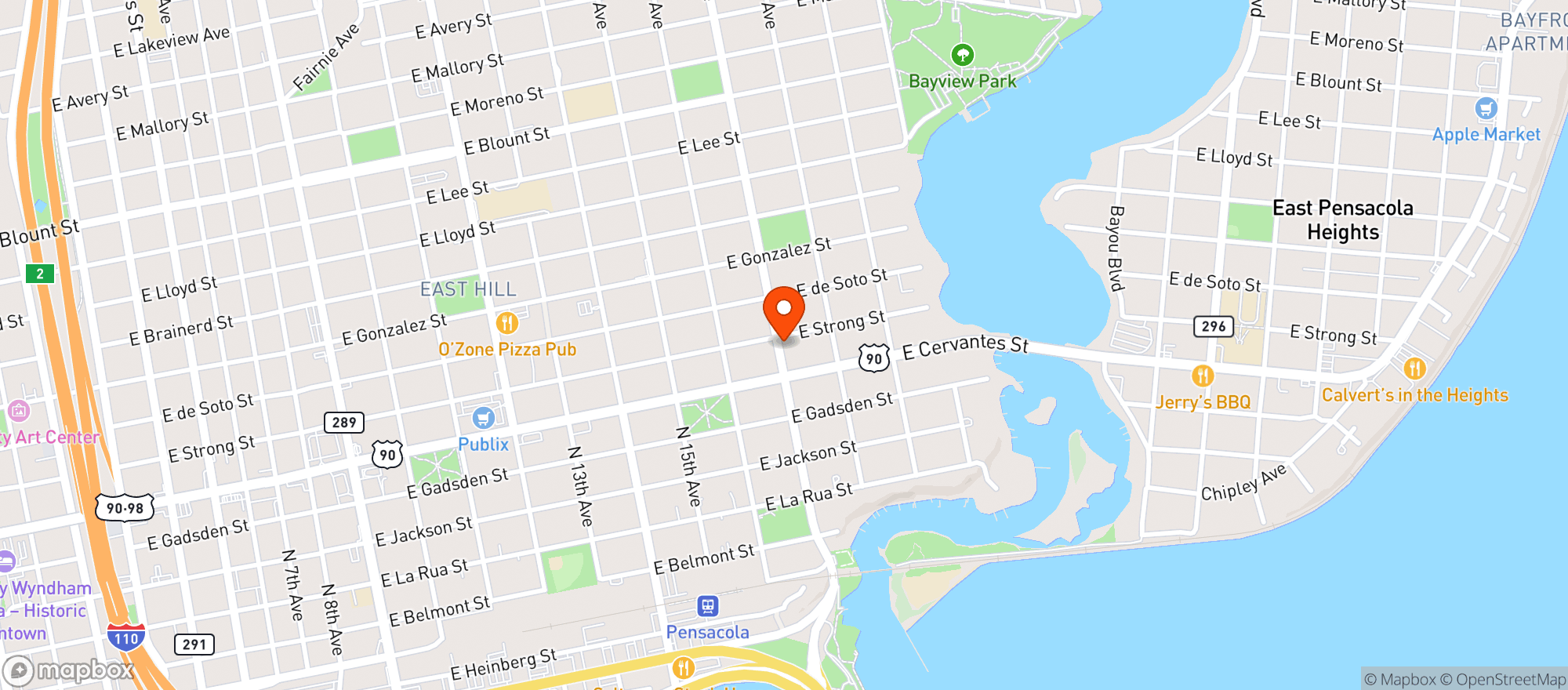 Map showing Cole Facial Clinic And Skin Care