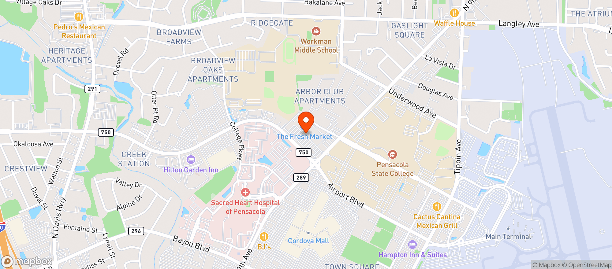 Map showing Total Wine & More