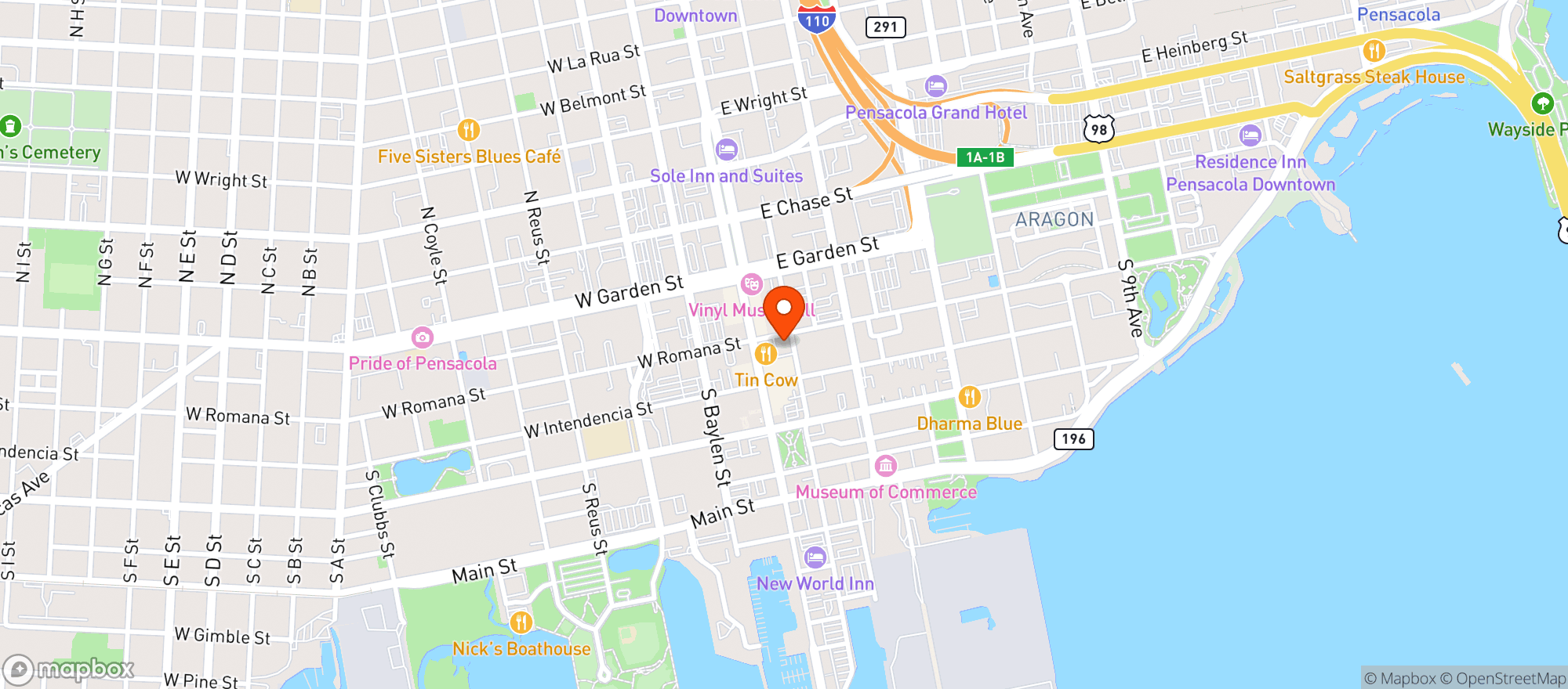 Map showing Cabaret The