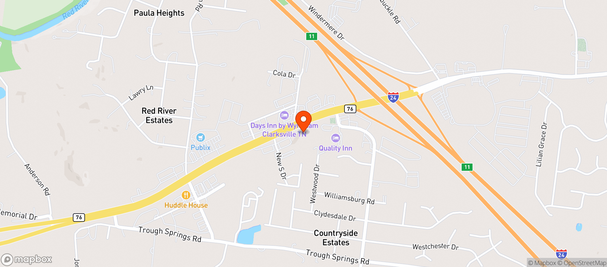 Map showing 931 Wine & Spirits