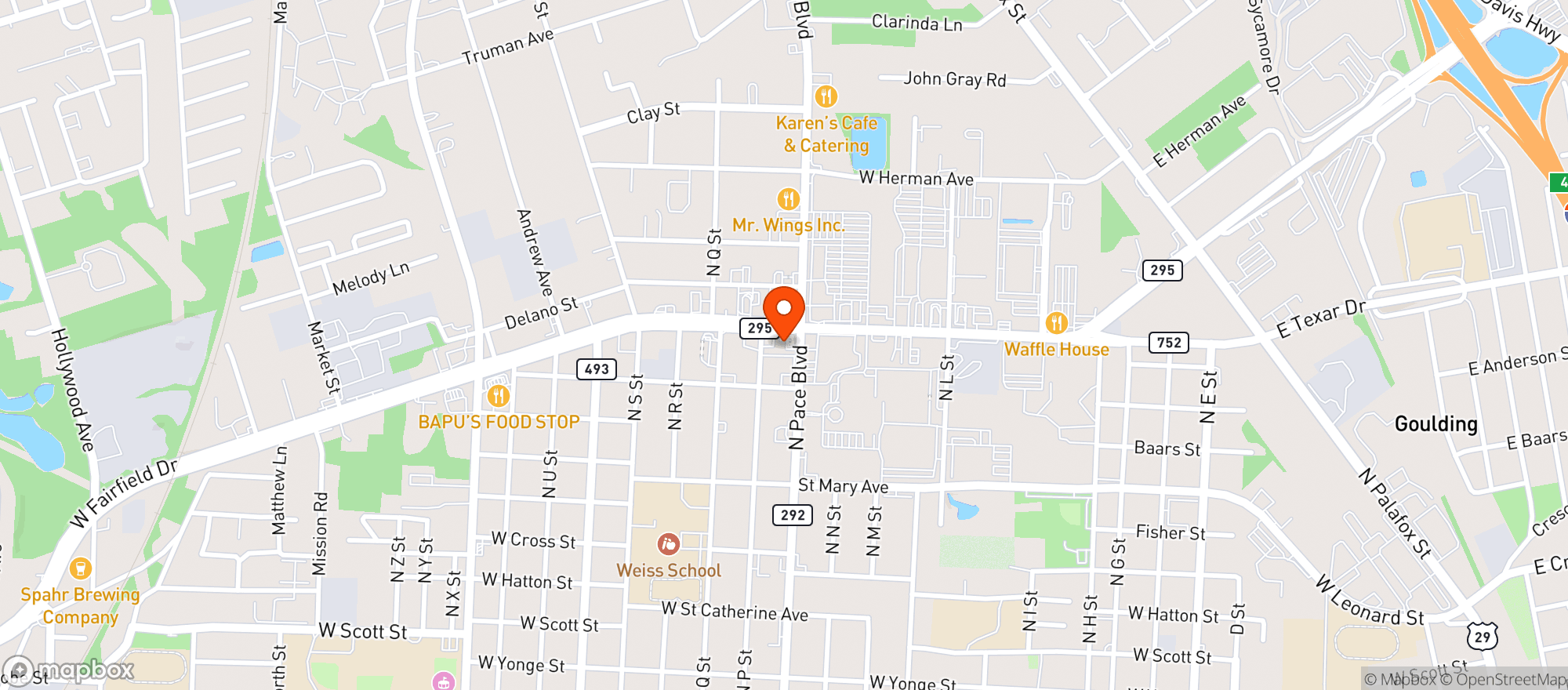 Map showing Circle K 2704790
