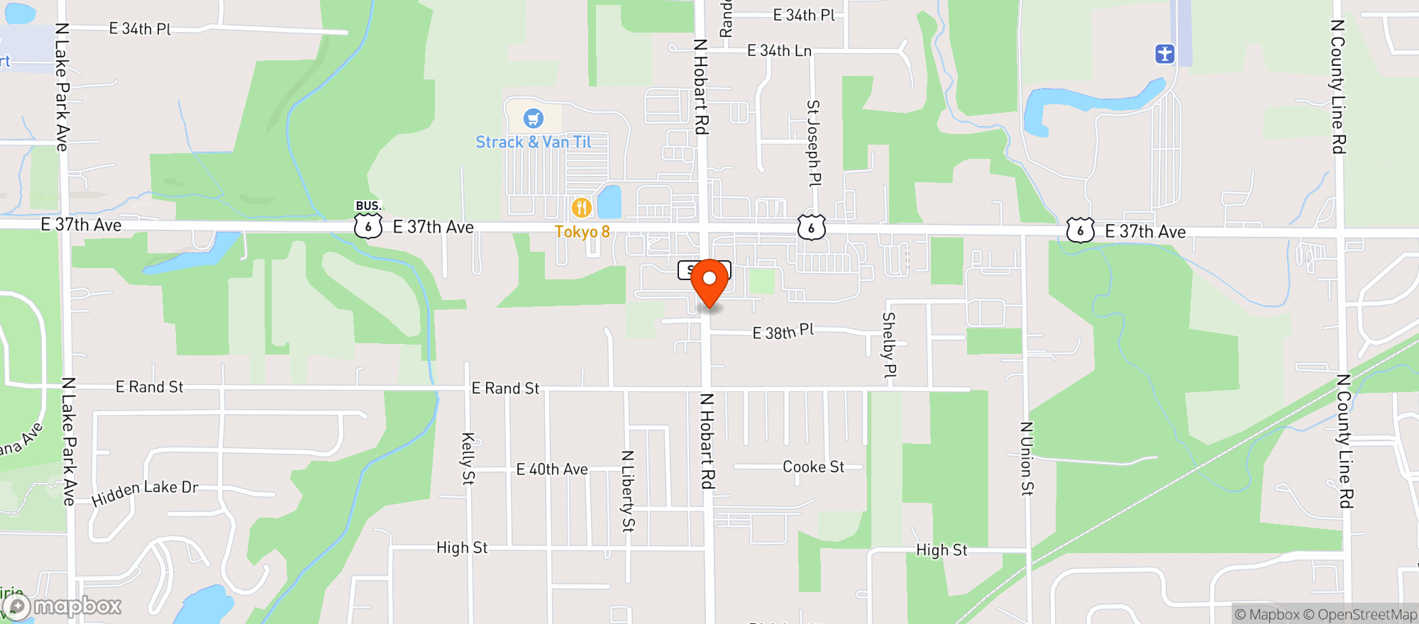 Map showing Bee Liquors