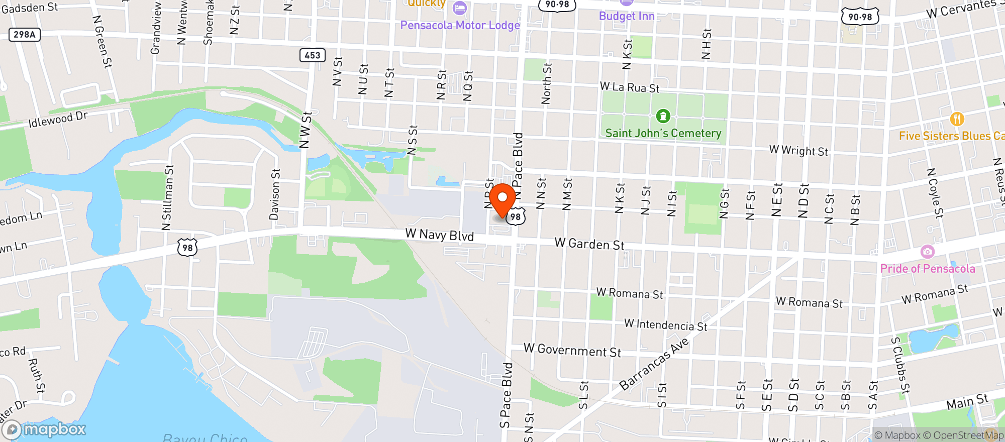 Map showing Tom Thumb #141