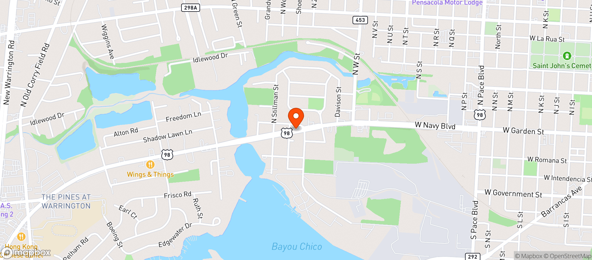 Map showing Gas N Go Food Mart