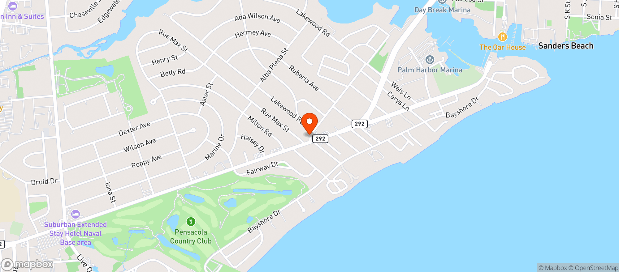 Map showing Circle K #4957