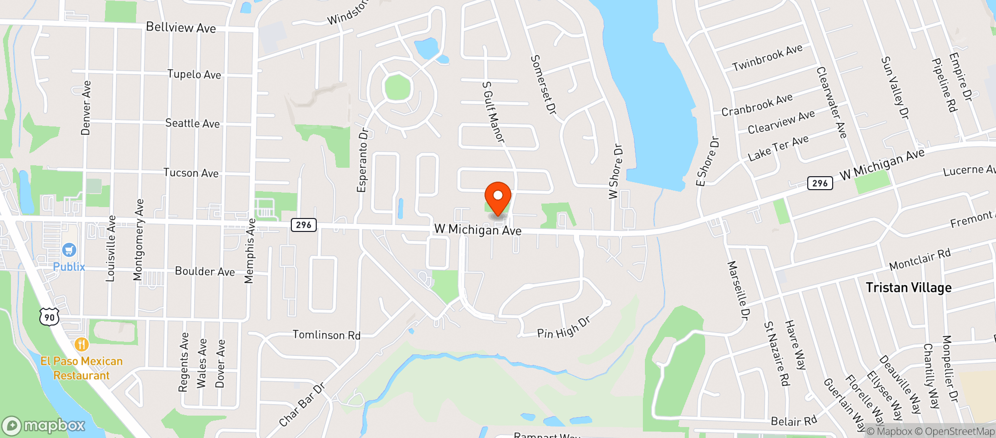 Map showing Circle K 2704918