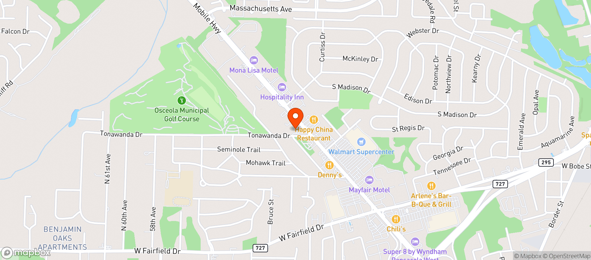 Map showing Cumberland Farms #900142