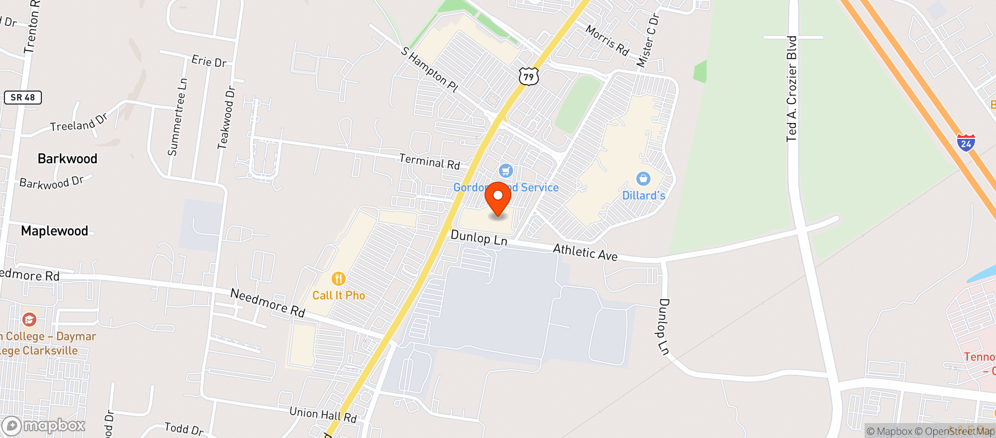 Map showing Target Store #959
