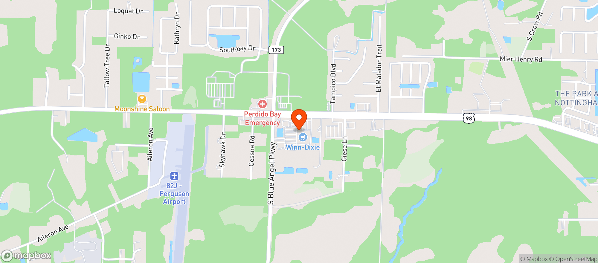Map showing Fusion Fine Wine & Spirits