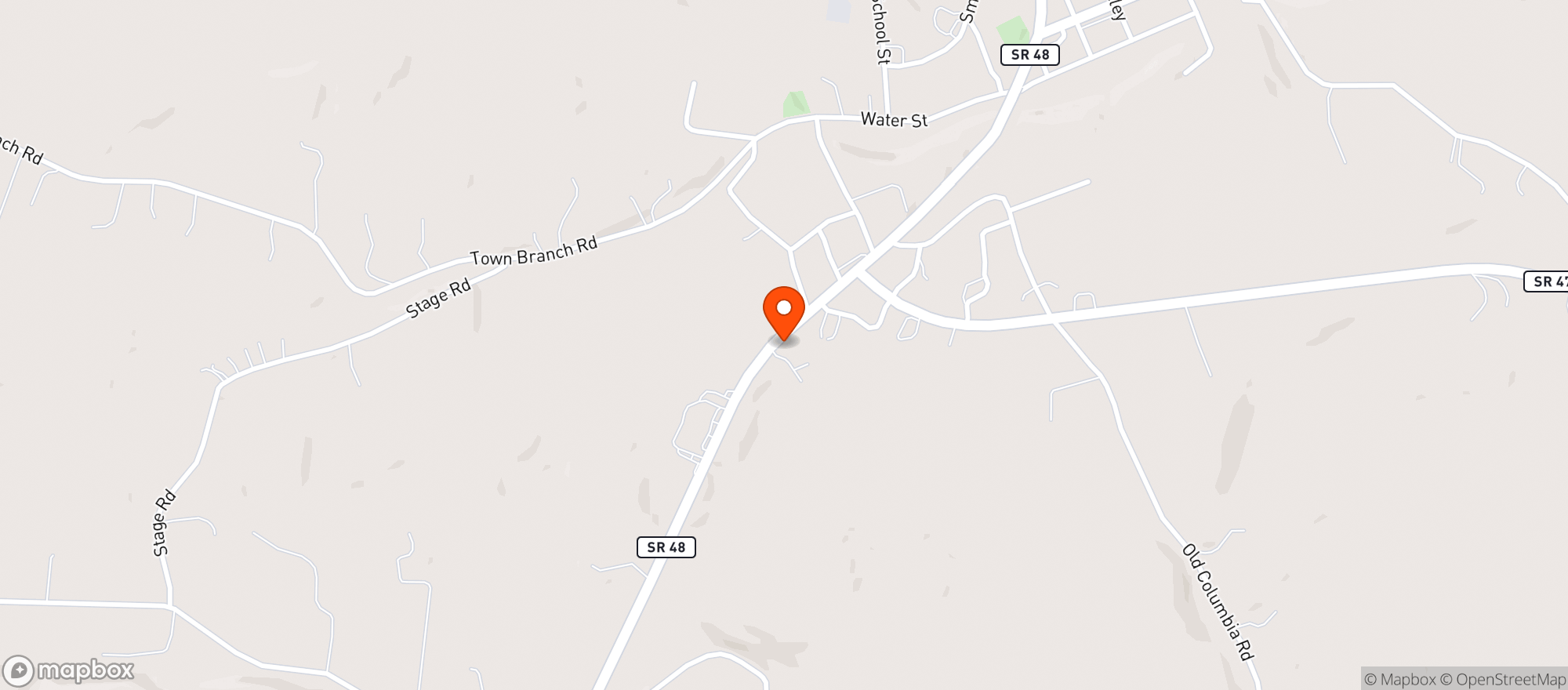 Map showing CELLAR WINE & SPIRITS