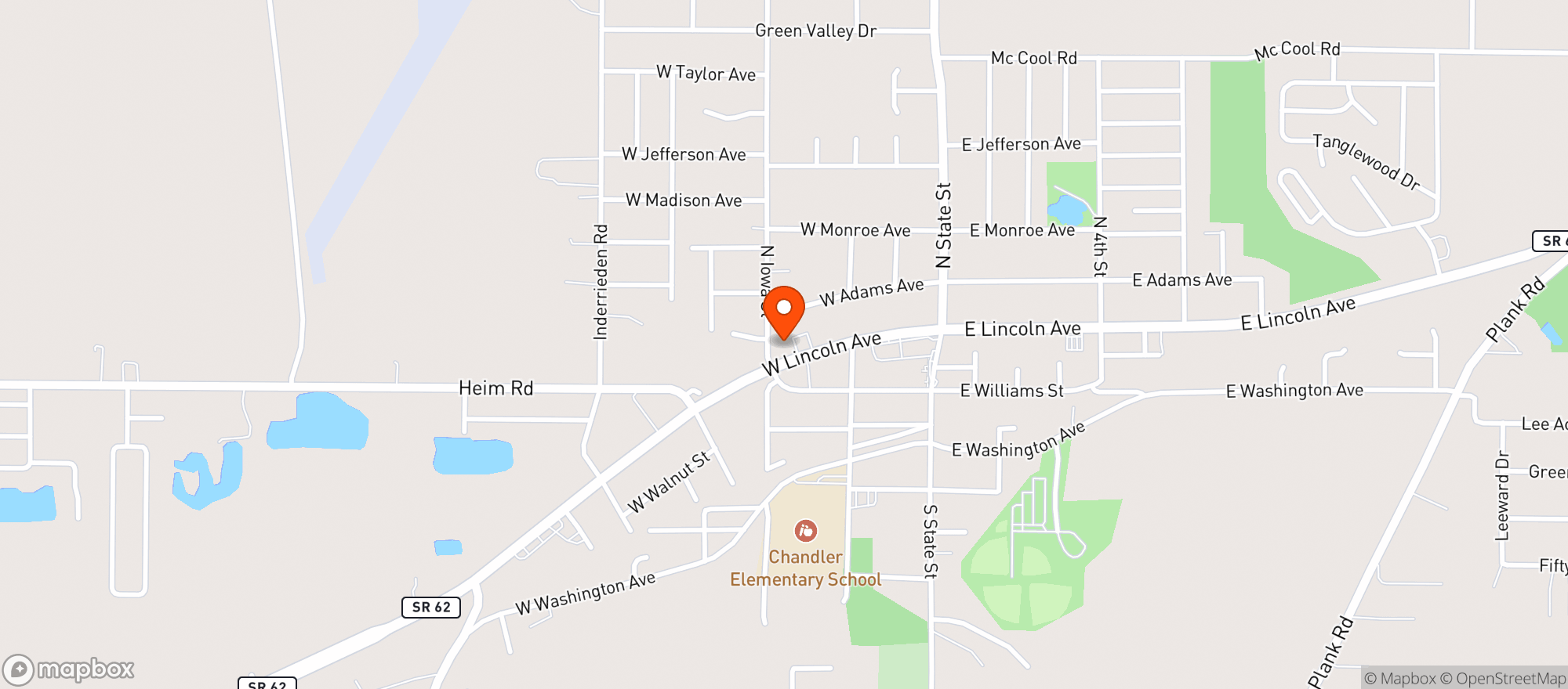 Map showing Midtown Liquor