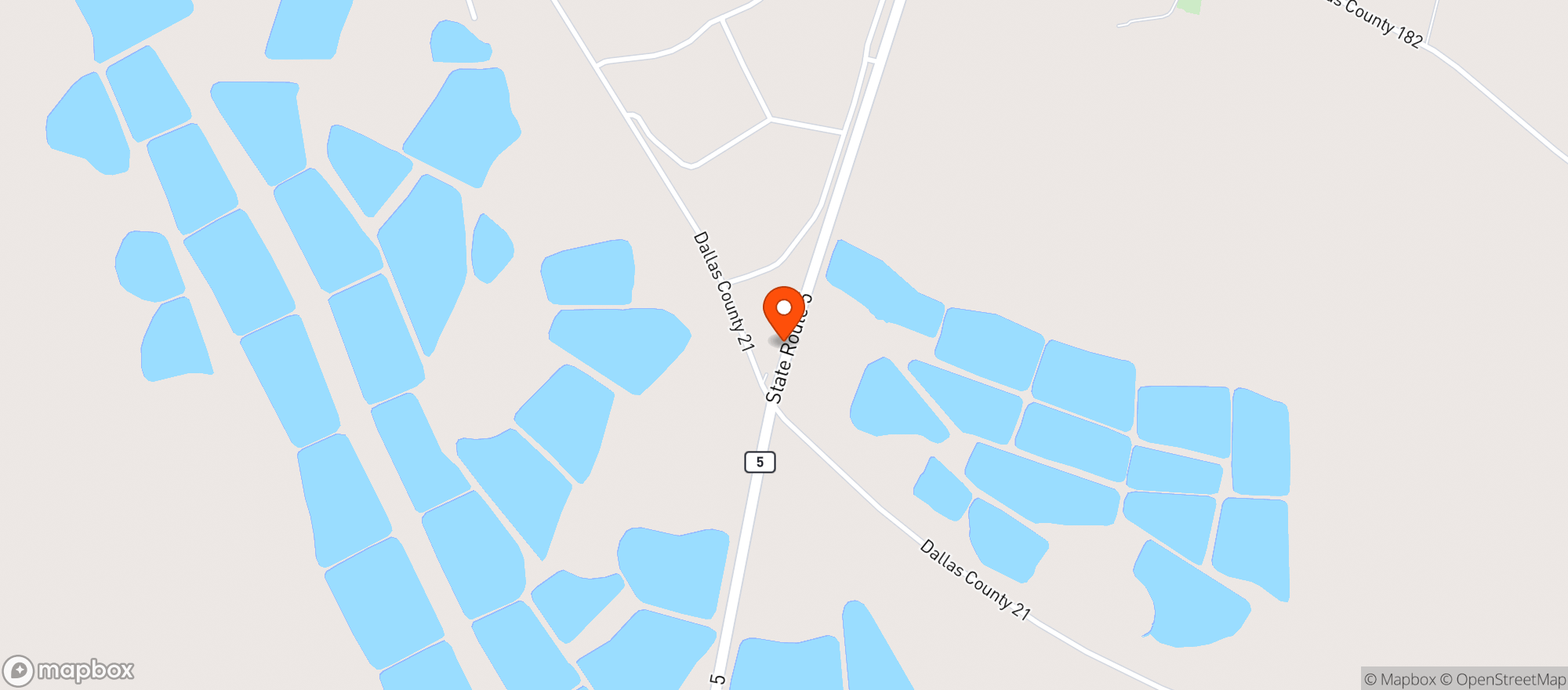 Map showing Walmart Supercenter