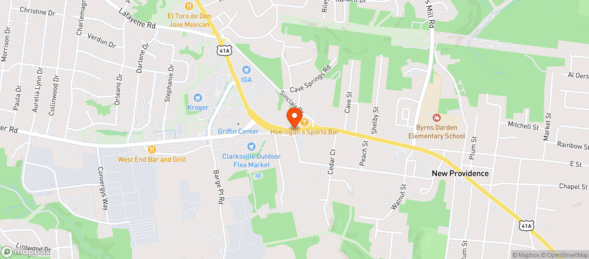 Map showing 931 Wine & Spirits