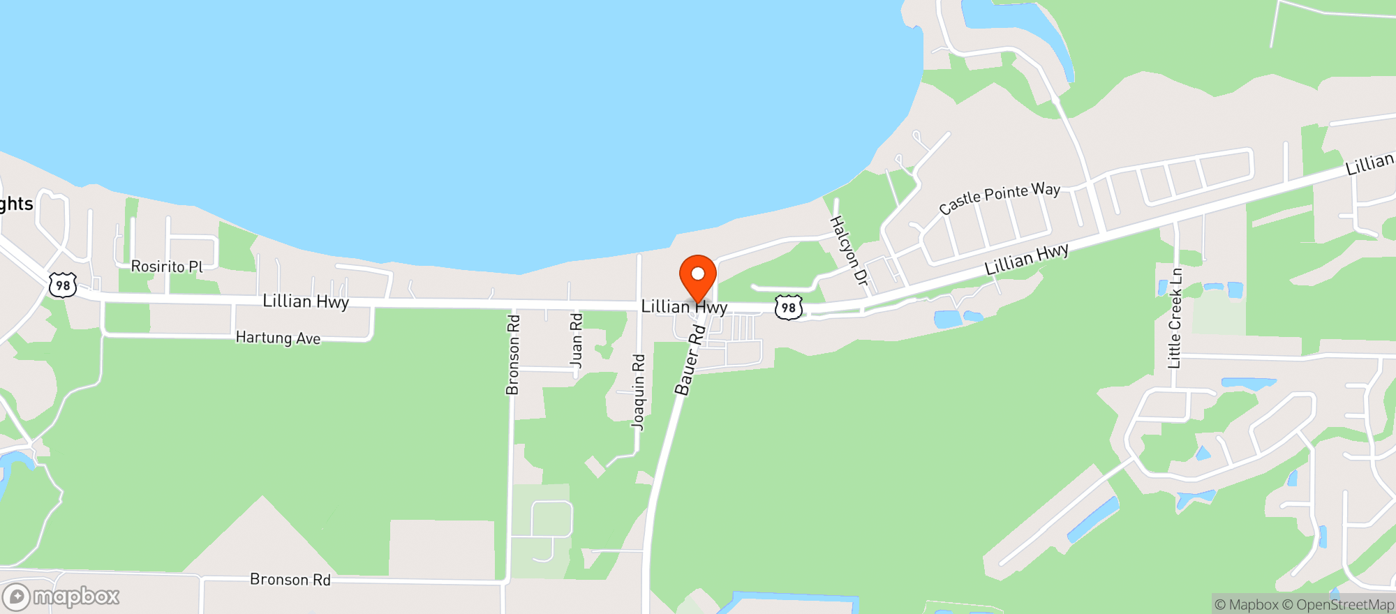 Map showing Tom Thumb Convenience #900111