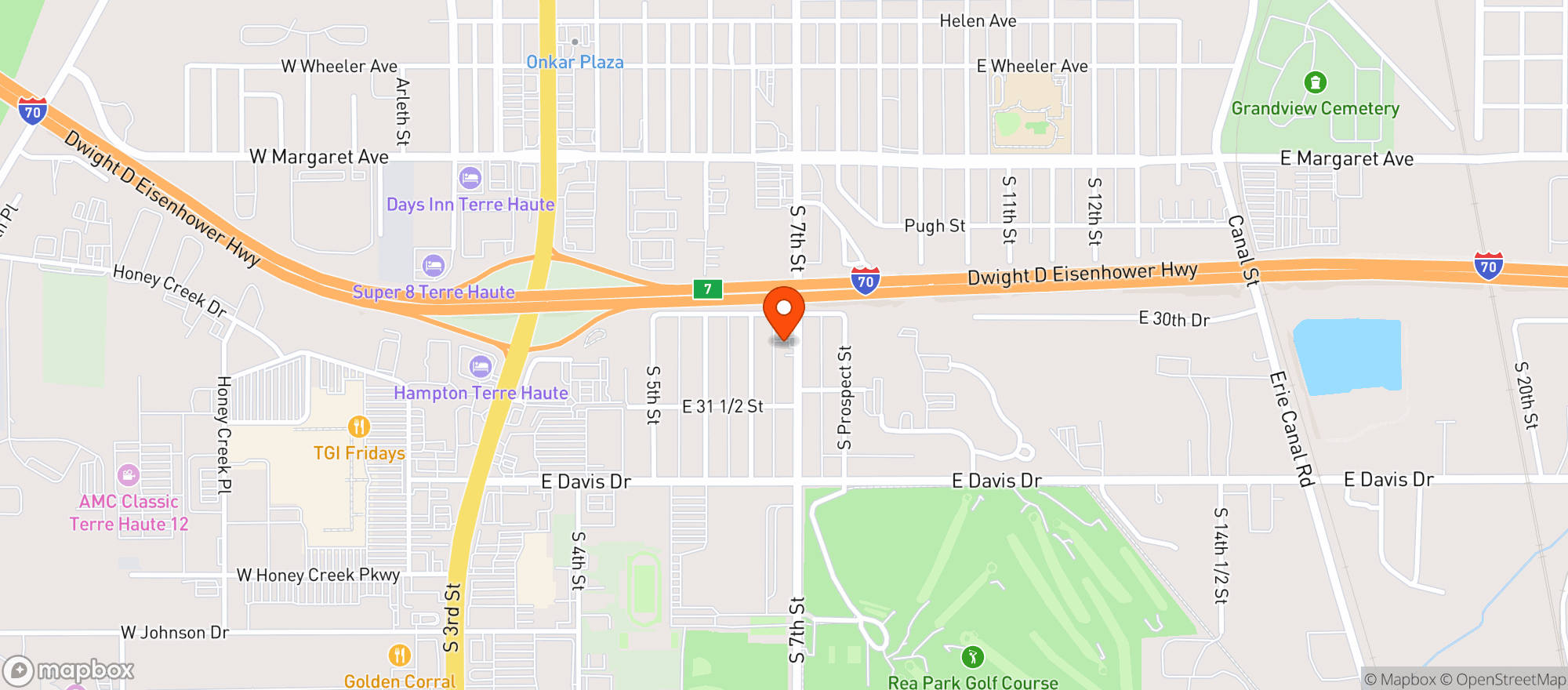 Map showing Bowers 7th And 70 Liquor