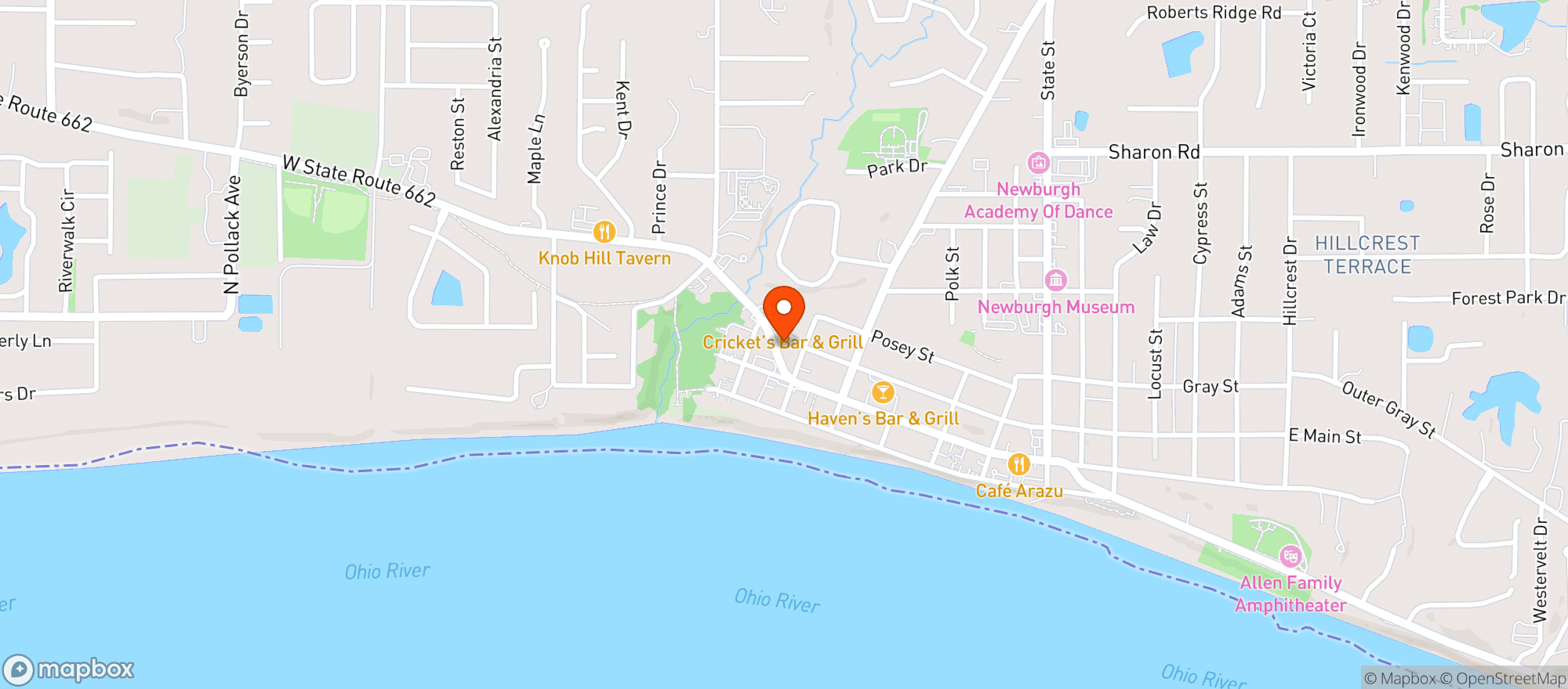 Map showing Nick Brown (sales)