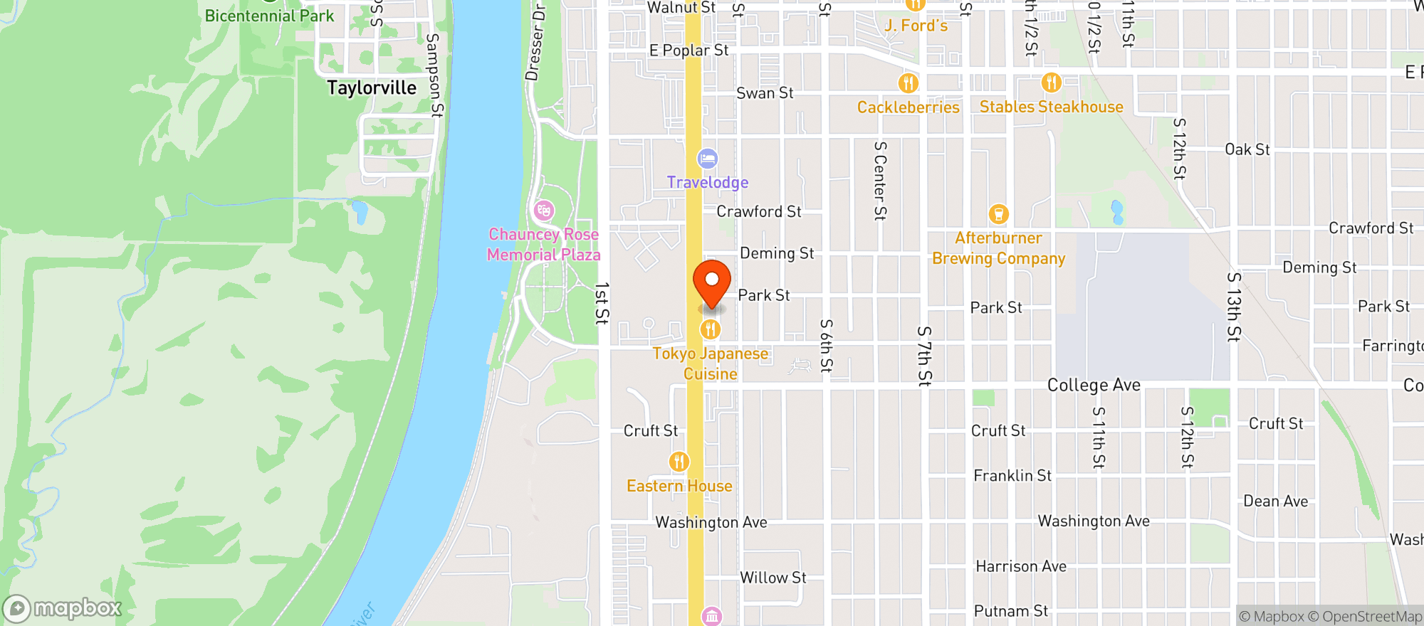Map showing A&G LIQUORS