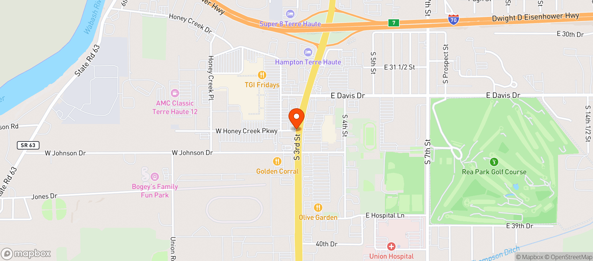 Map showing Gnc