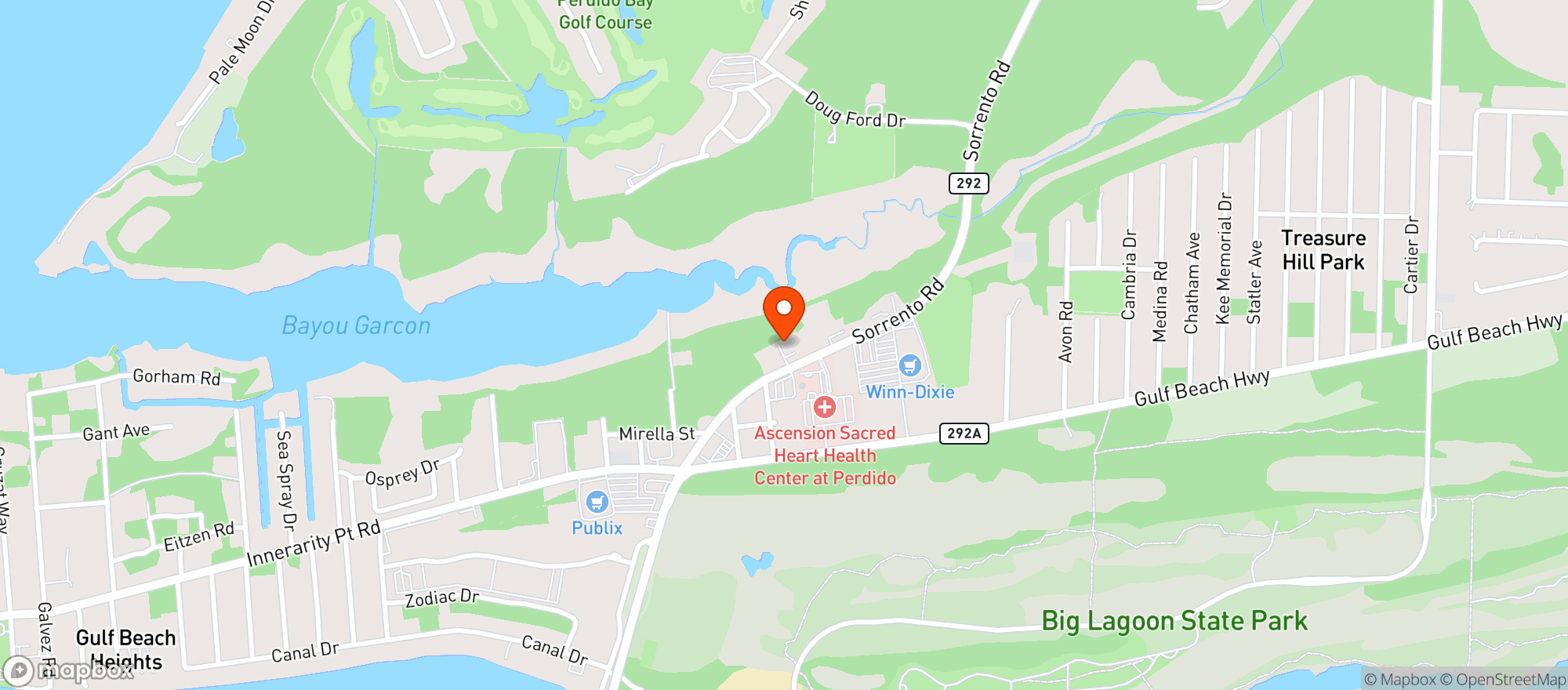 Map showing Dollar General #9271